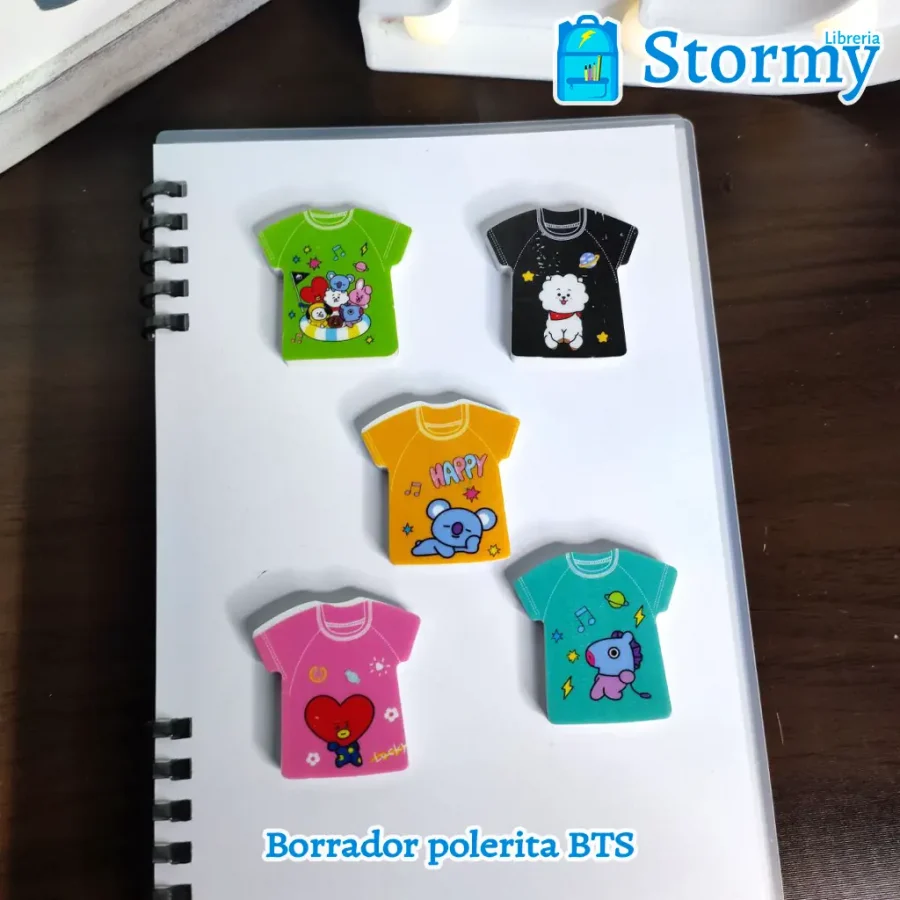 borrador poleritas BTS