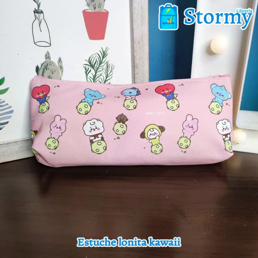 estuche lonita kawaii