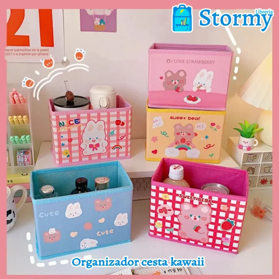 organizador cesta kawaii1