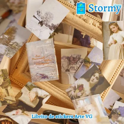librito de stickers arte vg3