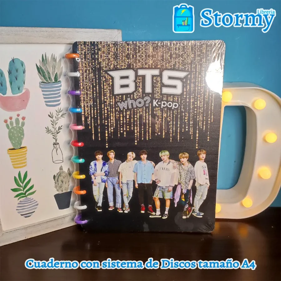 CUADERNO CON SISTEMA DE DISCOS A4