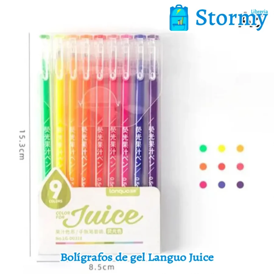 boligrafos de gel languo juice1