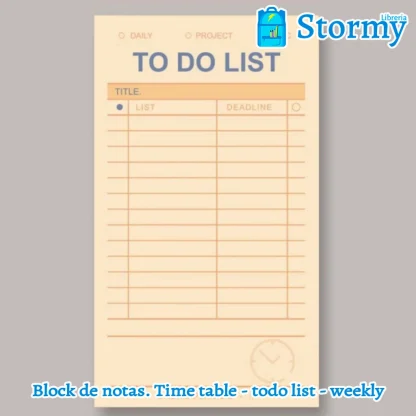 block de notas time table todo list weekly2