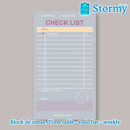 block de notas time table todo list weekly2