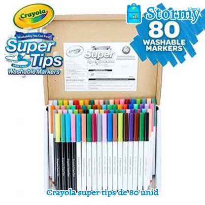 crayola super tips de 80 unid2