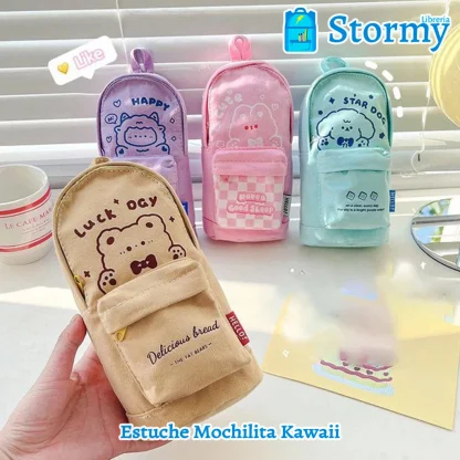 estuche mochilita kawaii