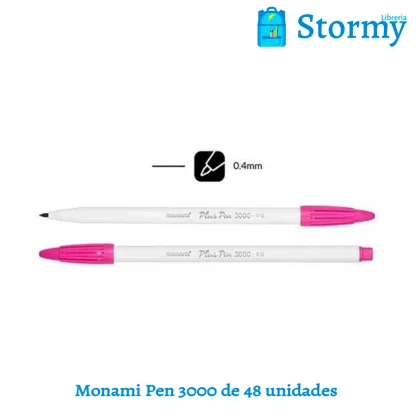 monami pen 3000 de 48 unidades3