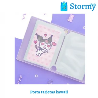 porta tarjetas kawaii