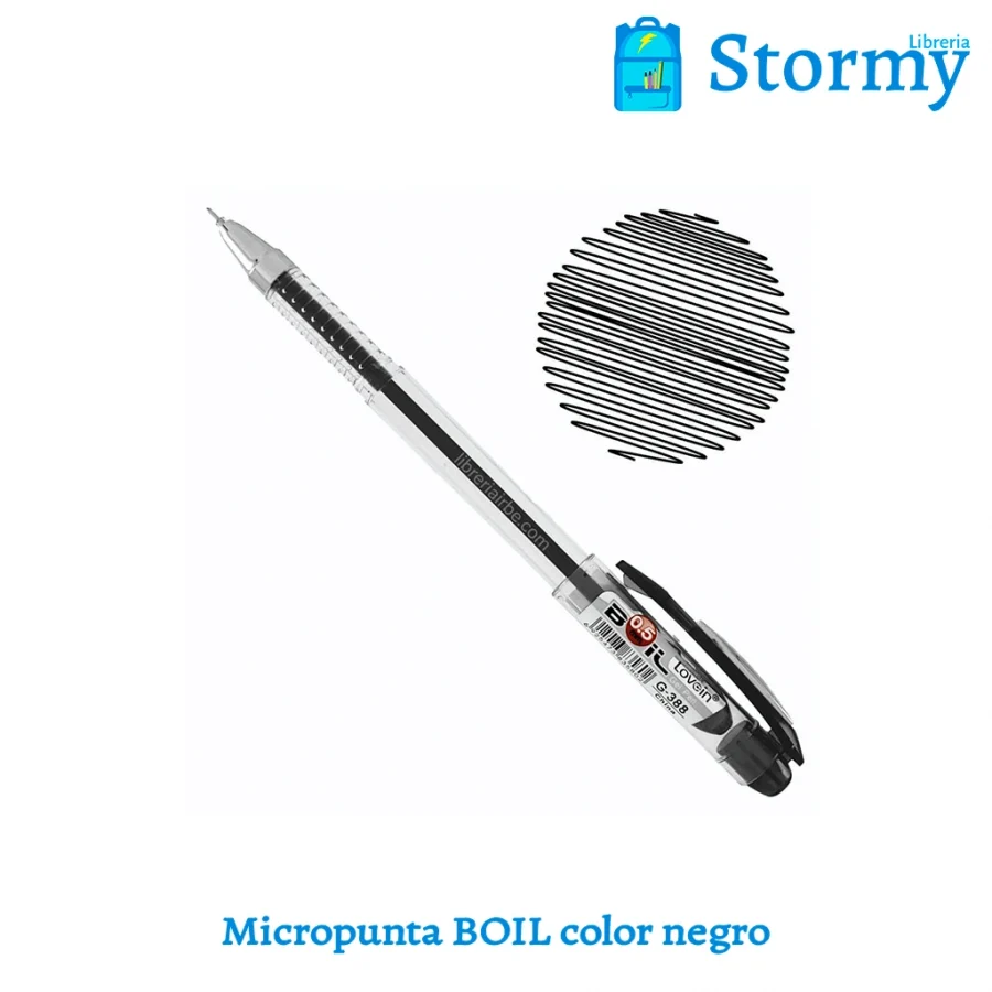 micropunta boil color negro