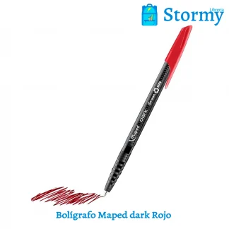 boligrafo maped dark rojo