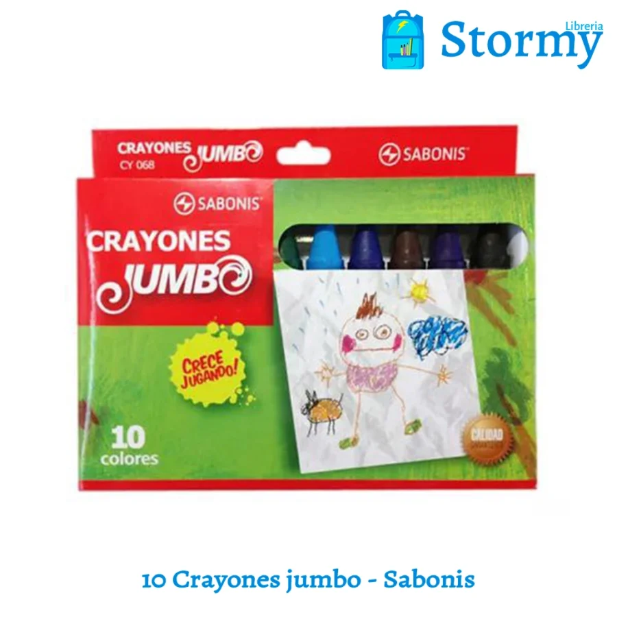 10 Crayones Jumbo Sabonis