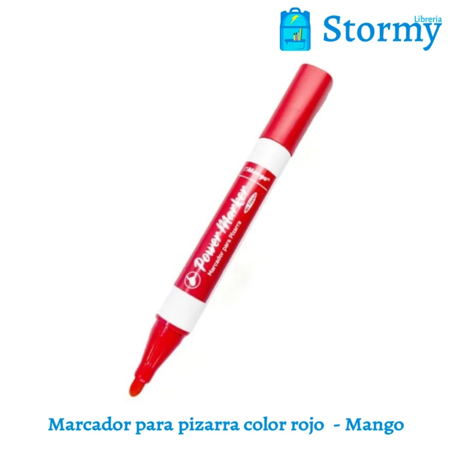 Marcador Para Pizarra Color Rojo Mango