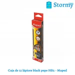 Caja De 12 Lapices Black Peps Hb2 Maped