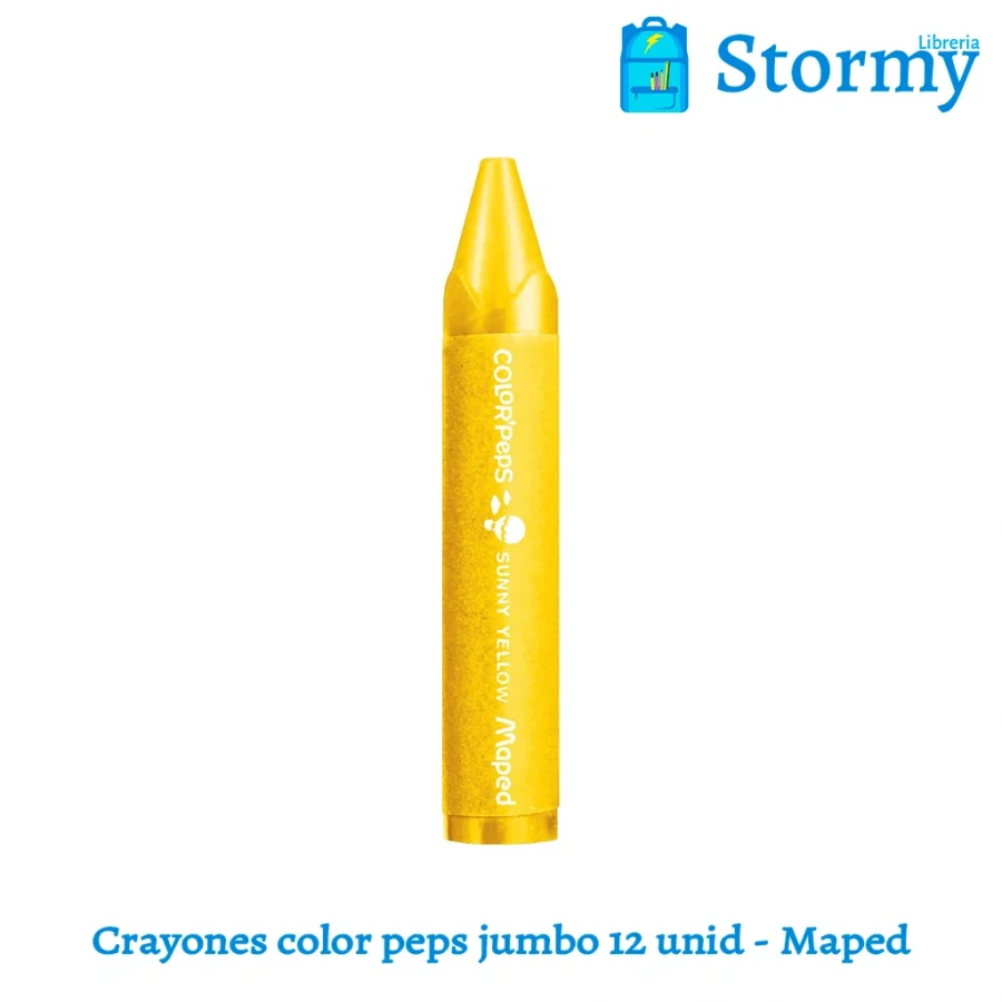 Crayones Color Peps Jumbo 12 Unid Maped 1