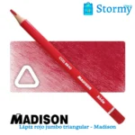 Lapiz Rojo Jumbo Triangular Madison