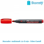 marcador multimark 52 e rojo faber castell