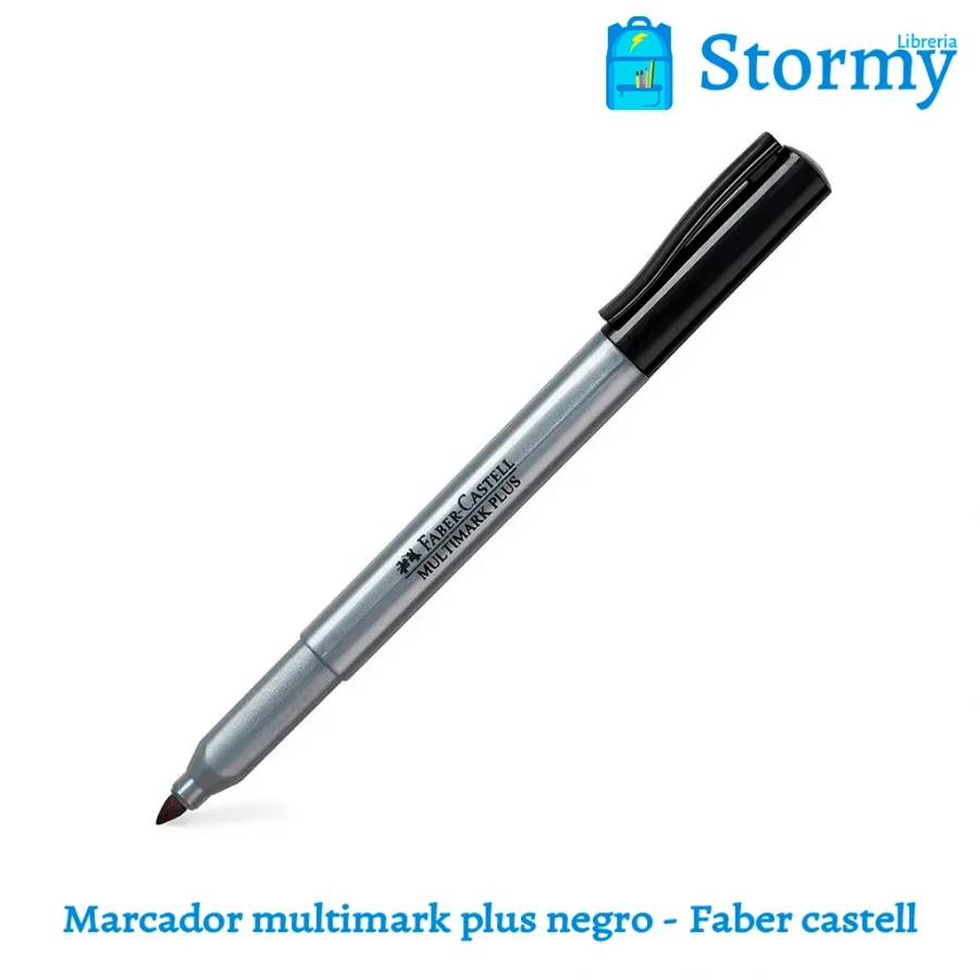 marcador multimark plus negro faber castell