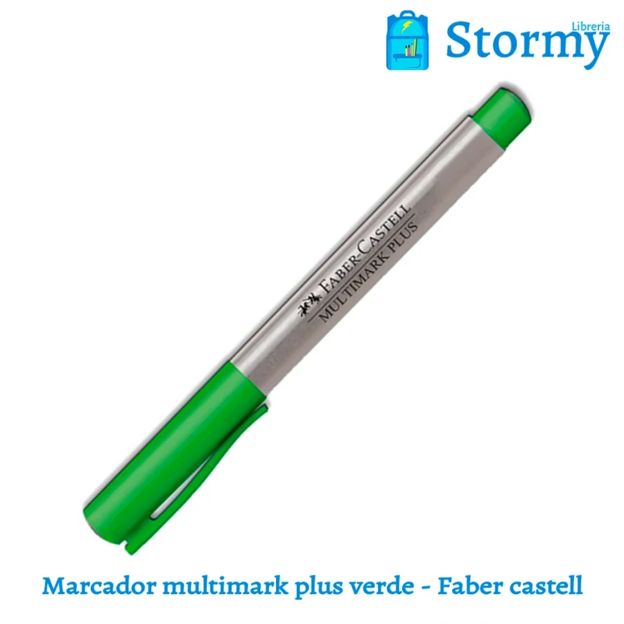 marcador multimark verde faber castell