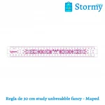 Regla De 30 Cm Study Unbreakble Fancy Maped