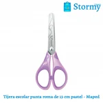 Tijera Escolar Punta Roma De 13 Cm Pastel Maped2