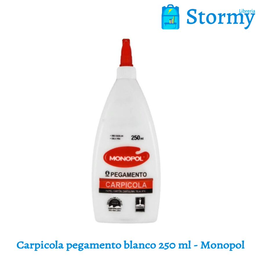 Carpicola Pegamento Blanco 250 Ml Monopol