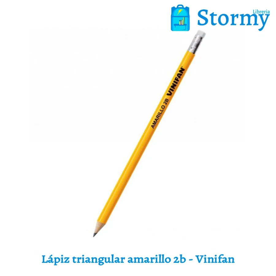 Lapiz Triangular Amarillo 2b Vinifan