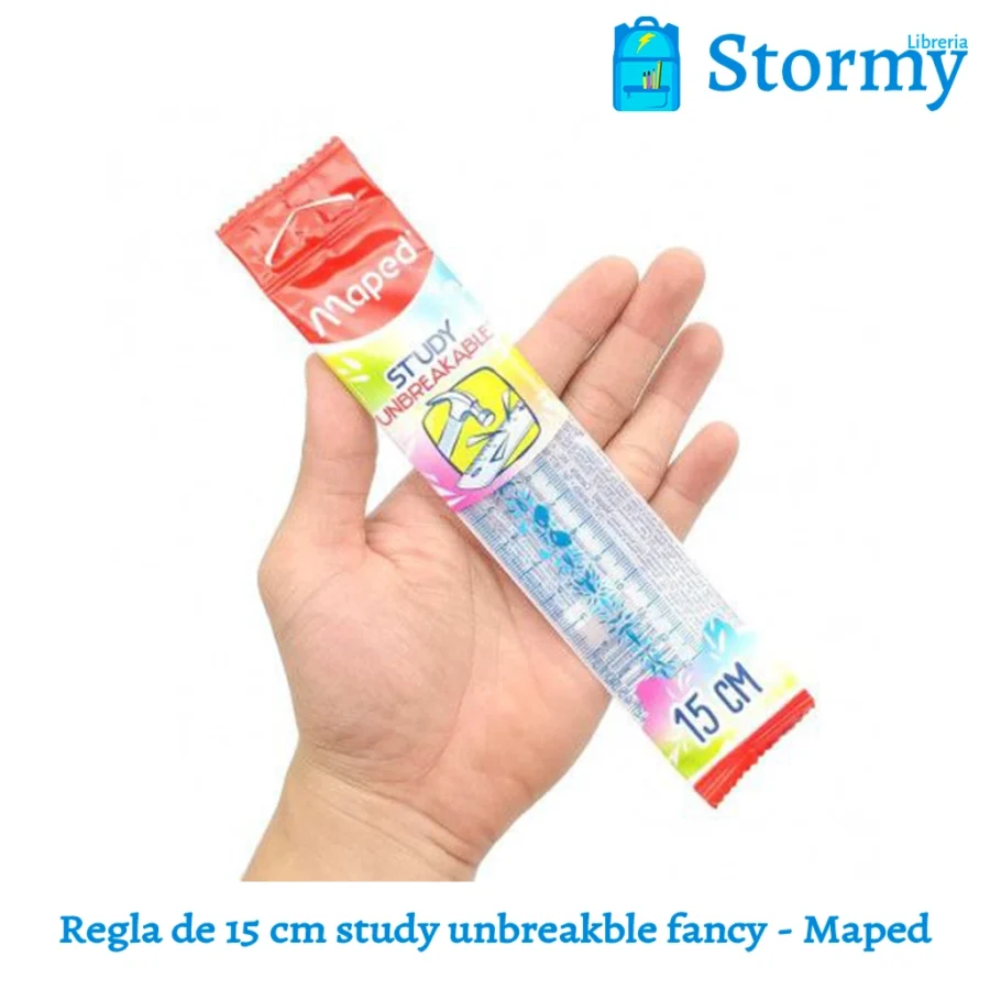 Regla De 15 Cm Study Unbreakble Fancy Maped