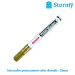 Marcador Permanente Color Dorado Zeyar