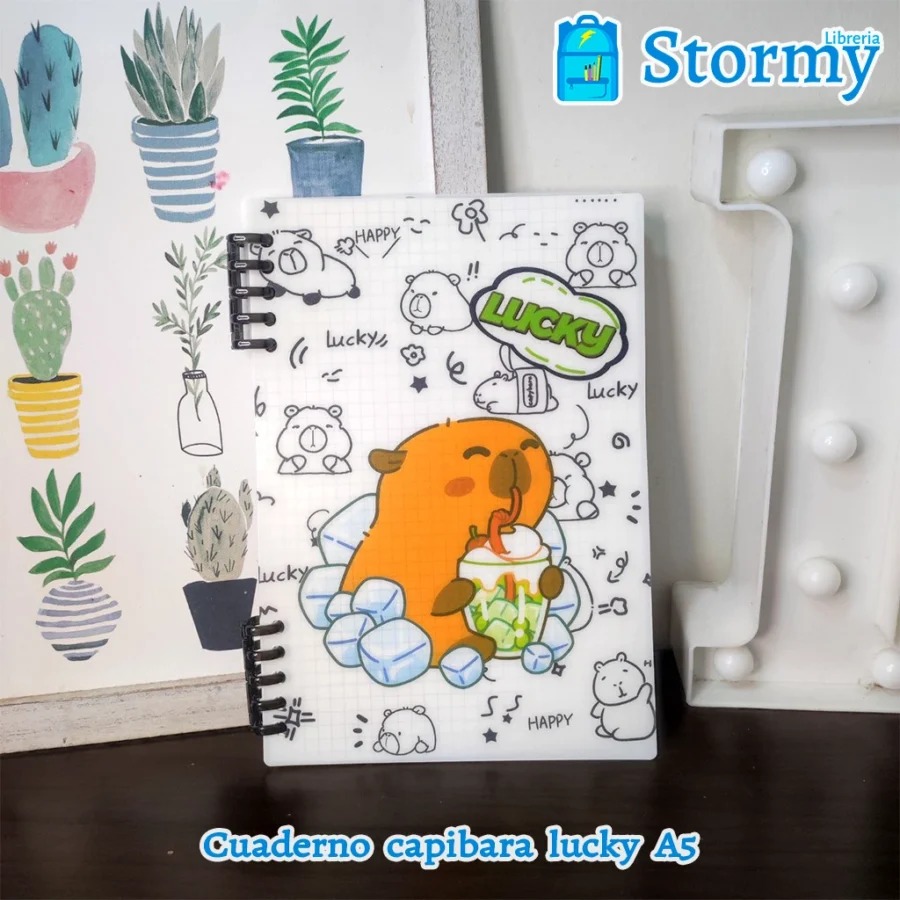Cuaderno capibara lucky a5