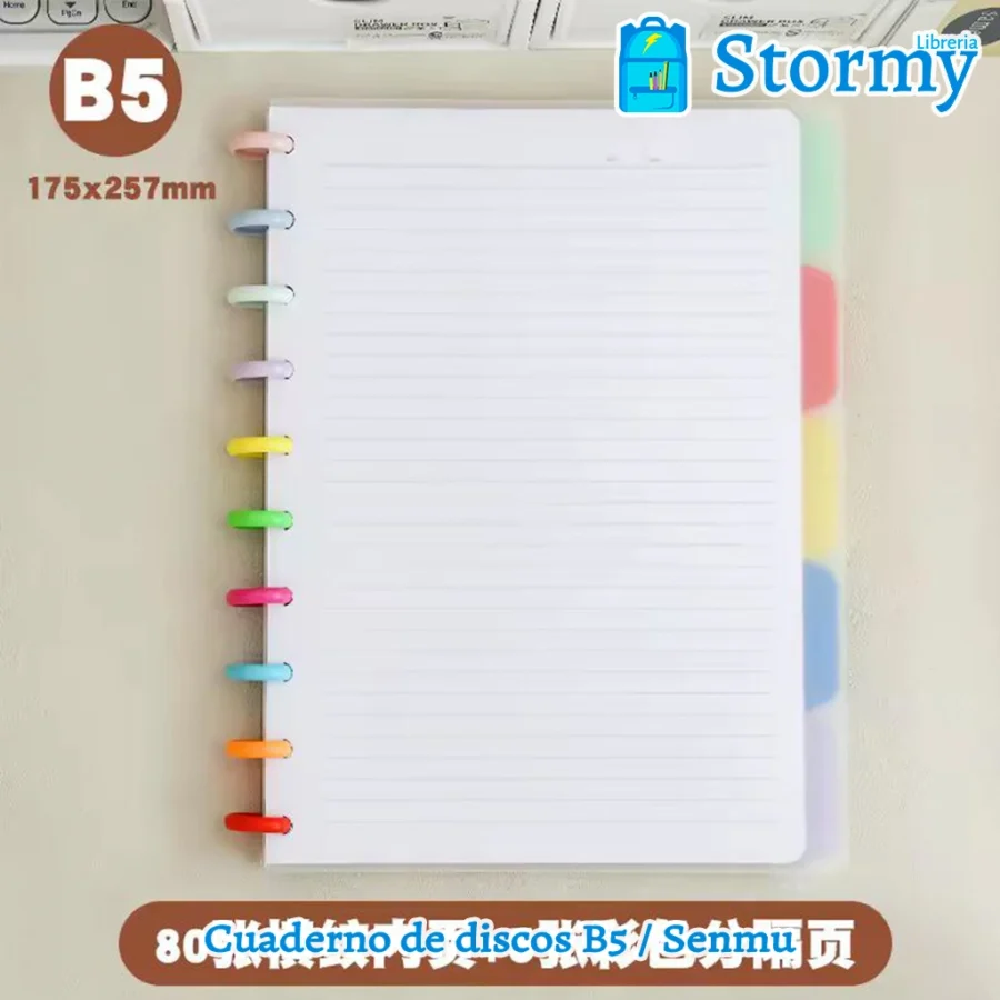 Cuaderno de discos b5 senmu1