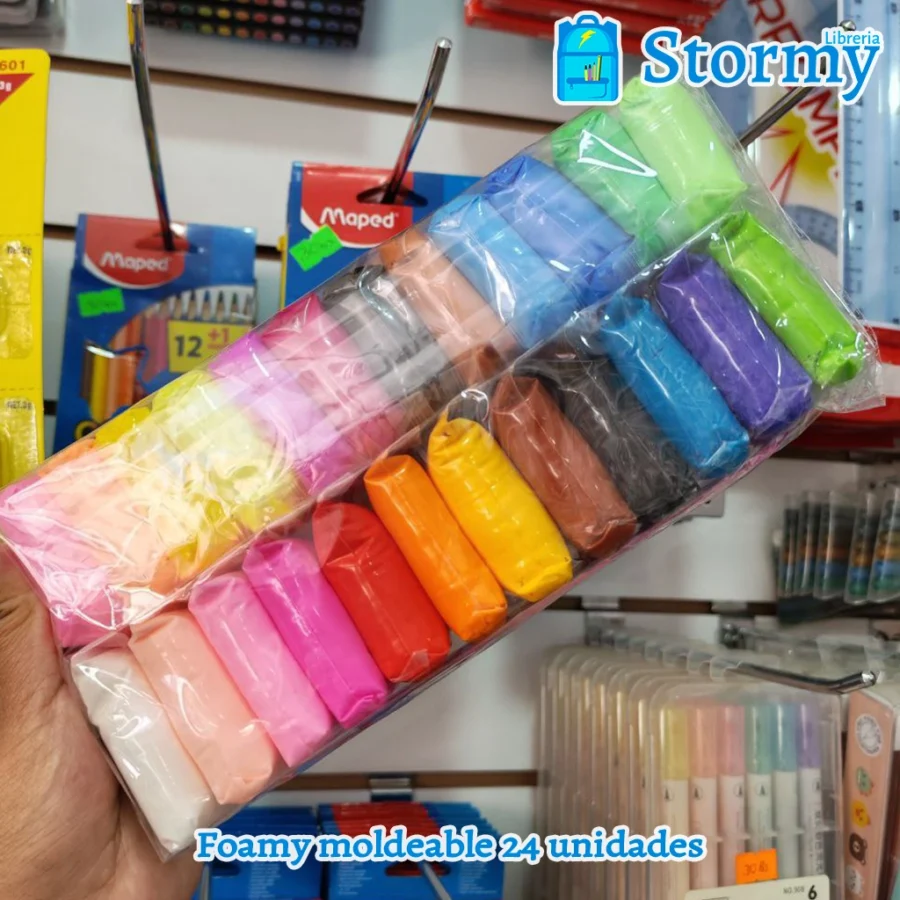 Foamy moldeable 24 unidades1