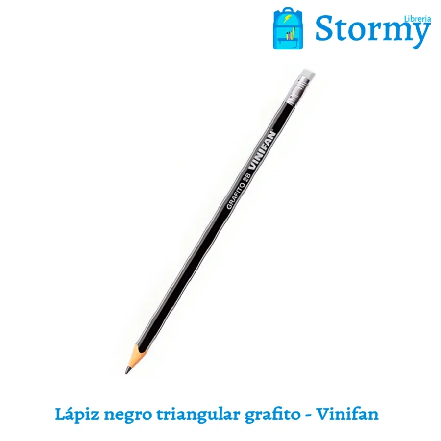 Lapiz negro triangular grafito vinifan