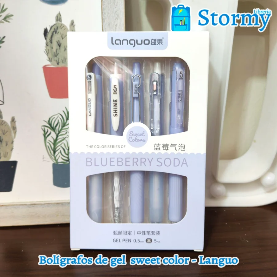 Boligrafos de gel sweet color languo2