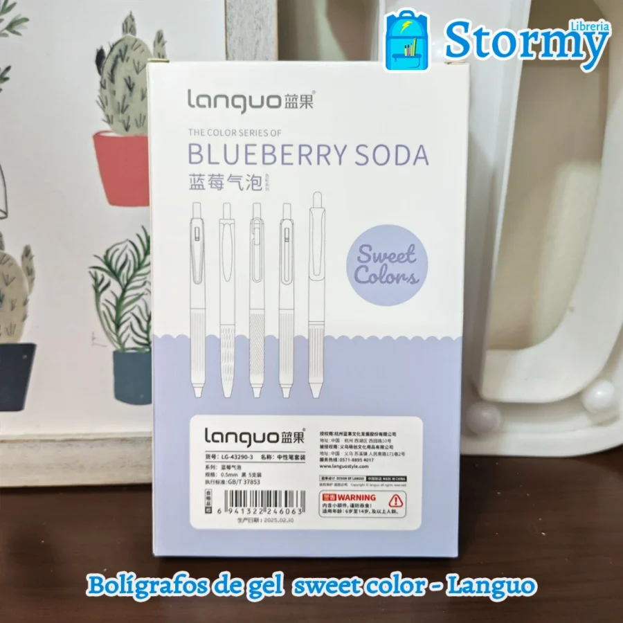 Boligrafos de gel sweet color languo3