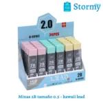 Minas 2b tamaño 0.5 kawaii lead