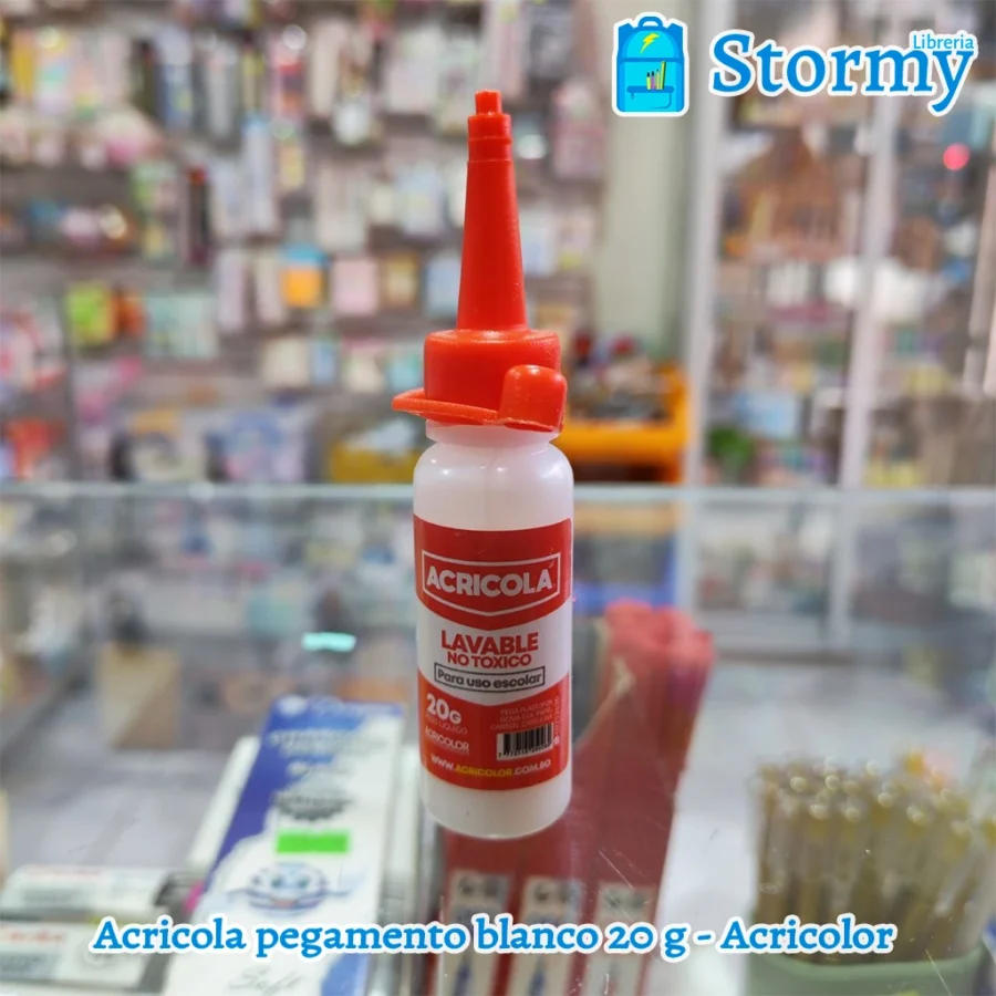 Acricola pegamento blanco 20 g acricolor