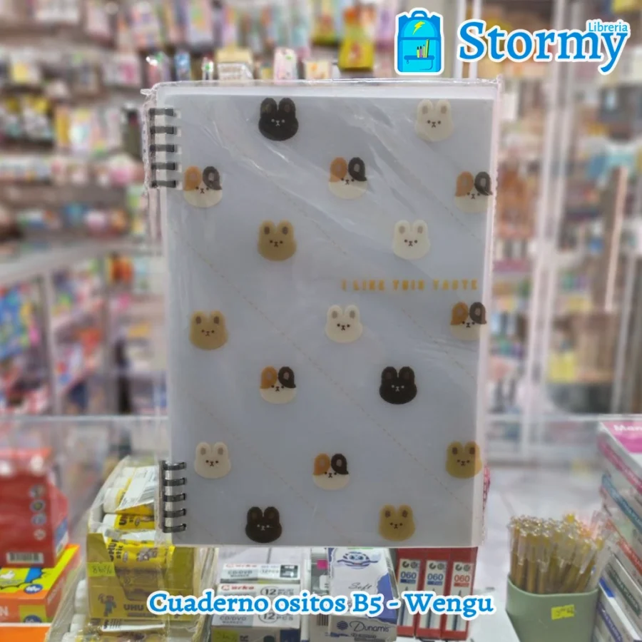Cuaderno ositos b5 wengu1