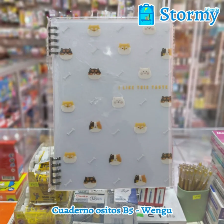 Cuaderno ositos b5 wengu2