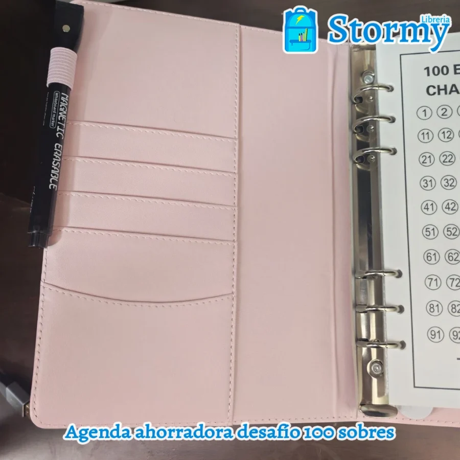 Agenda ahorrdora desafio 100 sobres1