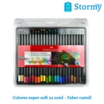 Colores super soft 24 unid faber castell