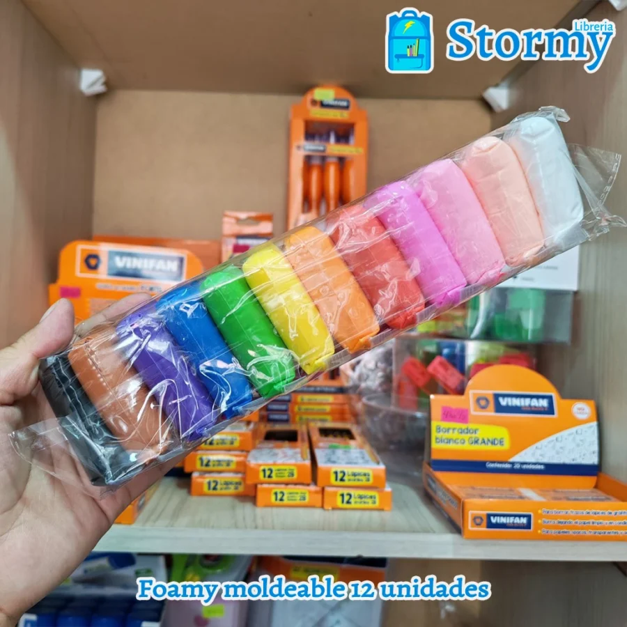 Foamy moldeable 12 unidades1