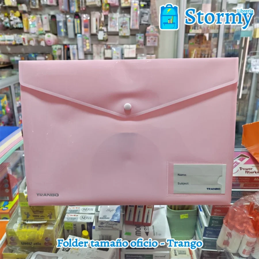 Folder tamaño oficio trango