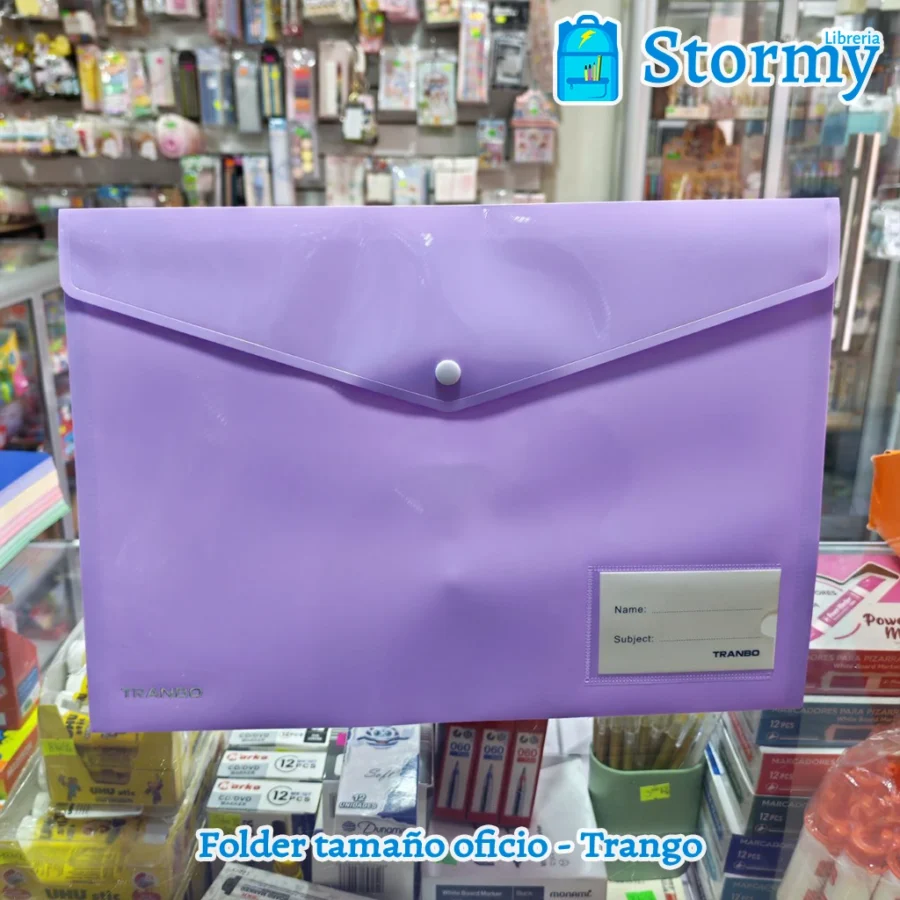 Folder tamaño oficio trango3
