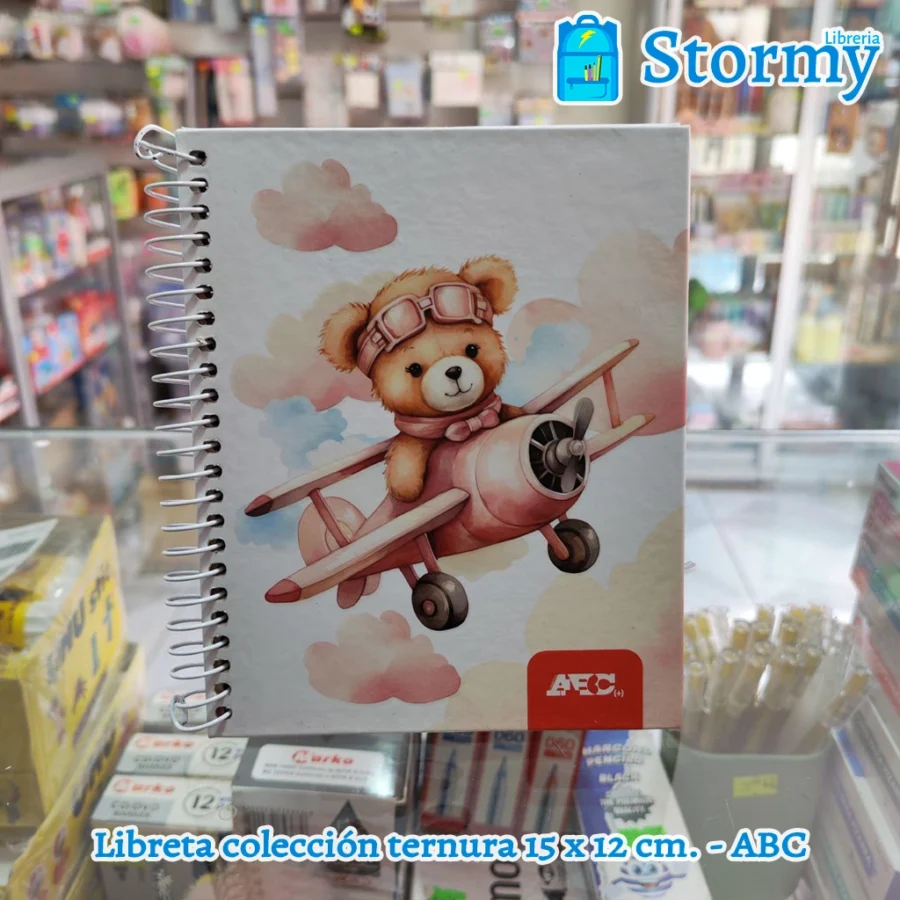 Libreta colección ternura 15 x 12 cm abc10