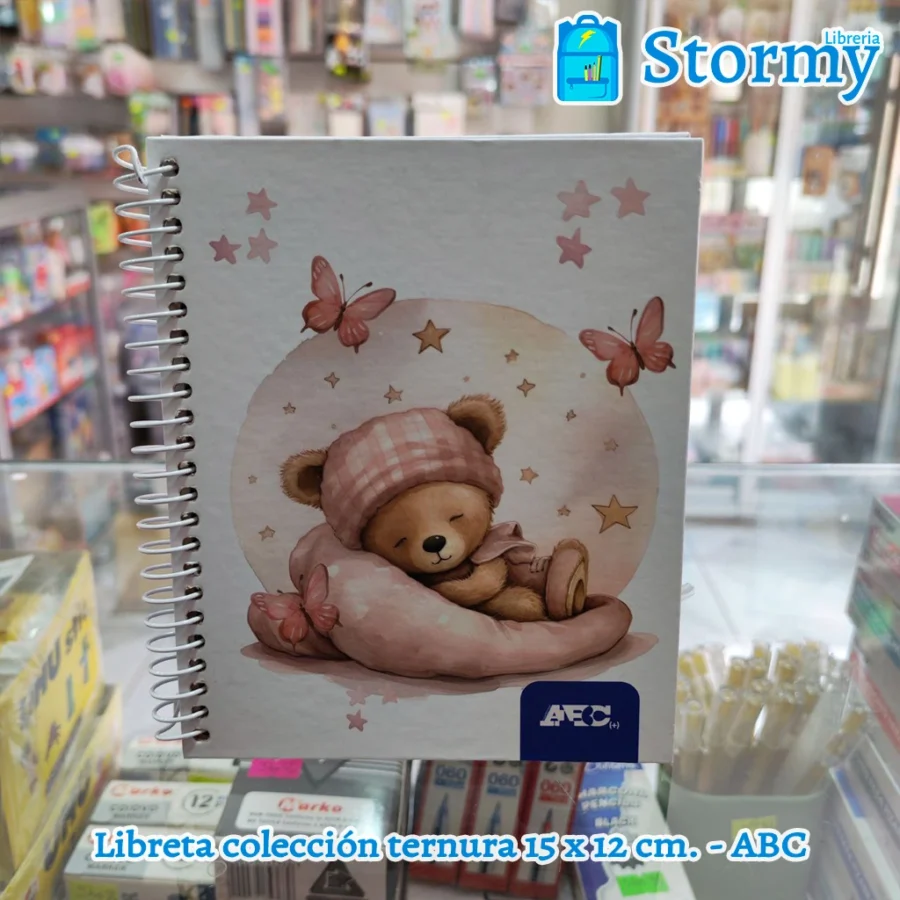 Libreta colección ternura 15 x 12 cm abc11