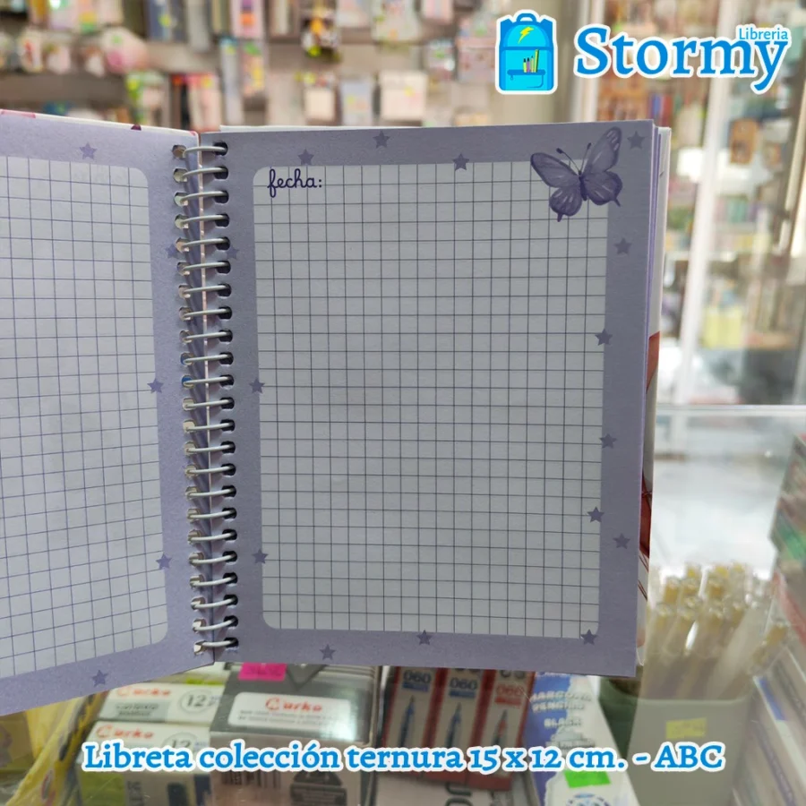 Libreta colección ternura 15 x 12 cm abc3