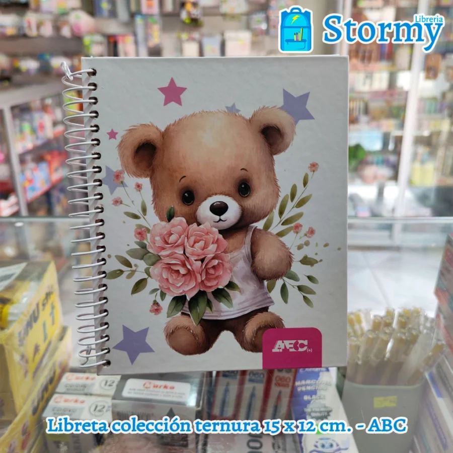 Libreta colección ternura 15 x 12 cm abc4