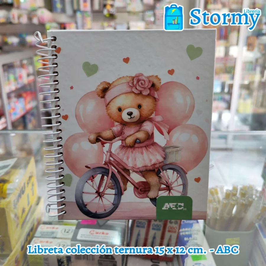 Libreta colección ternura 15 x 12 cm abc9