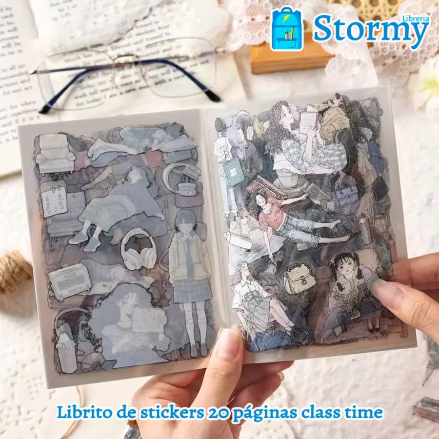 Librito de stickers 20 paginas class time1