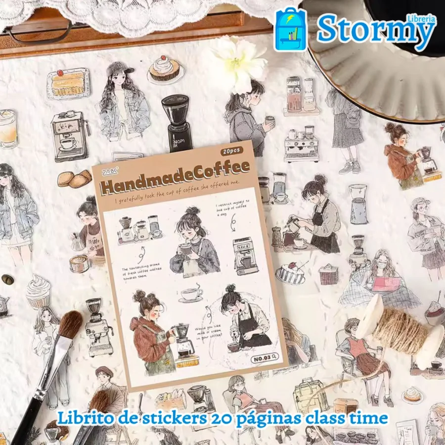 Librito de stickers 20 paginas class time3